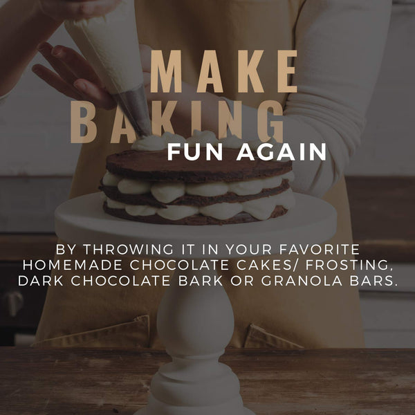 Cacao Powder Organic - 1 Pound - Unsweetened Premium Grade