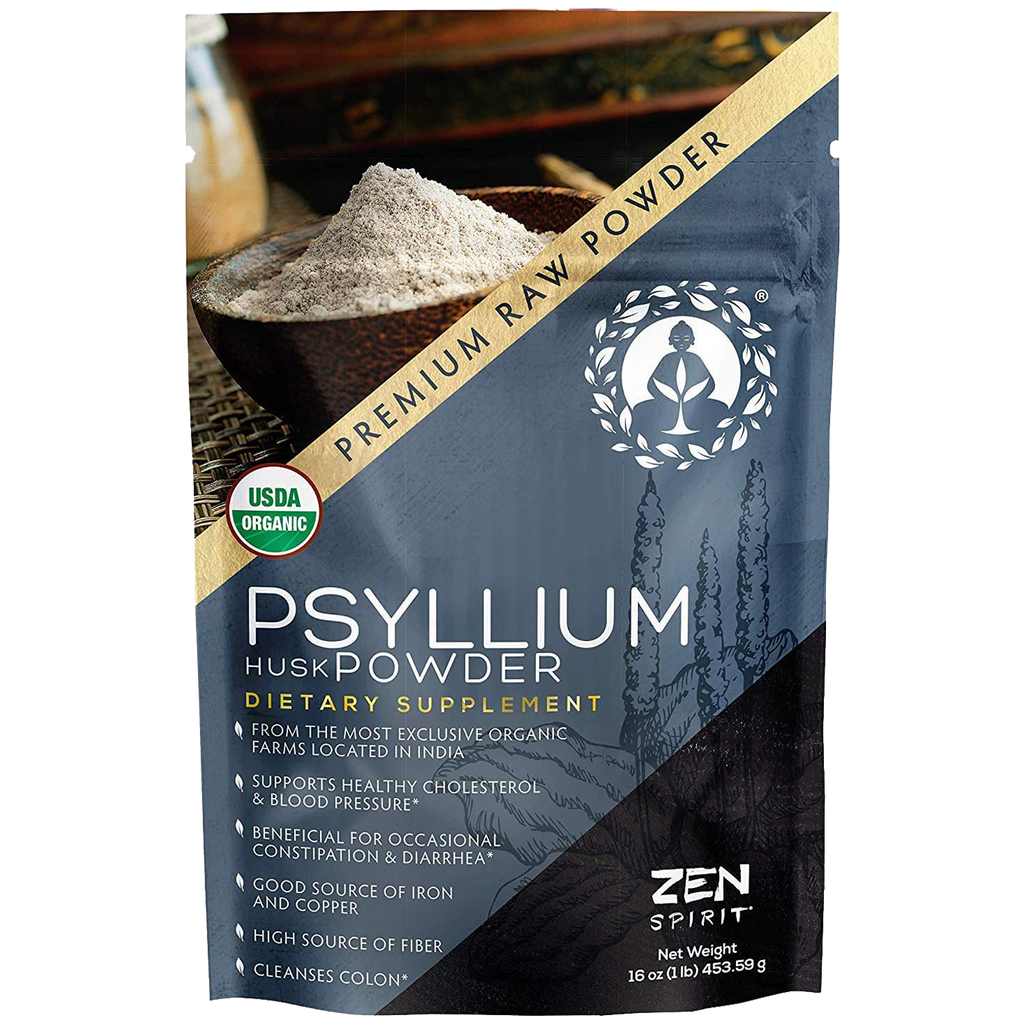 Psyllium Husk Powder - 1 LB (16oz) Indian Organic Fiber Premium Grade Superfood (Raw)
