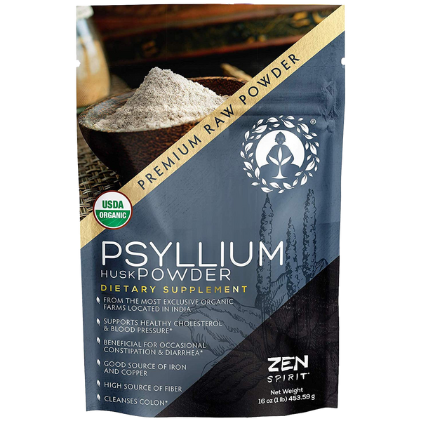Psyllium Husk Powder 1 LB (16oz) Indian Organic Fiber Premium Grade