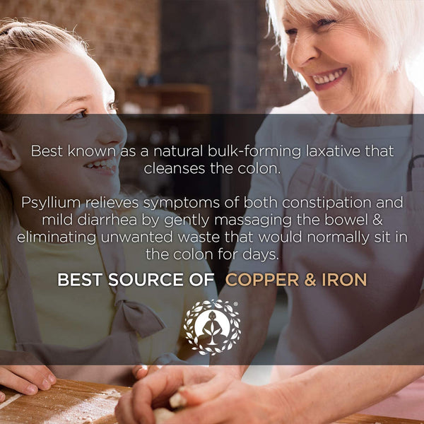 Psyllium Husk Powder - 1 LB (16oz) Indian Organic Fiber Premium Grade Superfood (Raw)